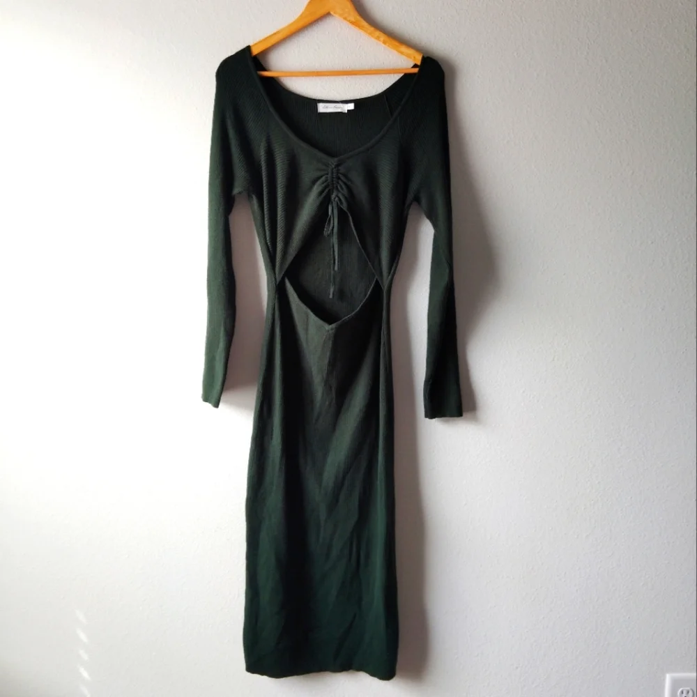 All In Favor Knit Long Sleeve Dress - Picture 5 of 7